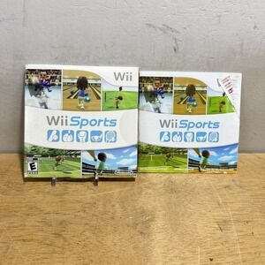 Wii Sports Nintendo Wii 2006 RVL-P-RSPE-USZ W/ Manual Tested